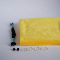 Набор тканей для тела для курса "Миники" Мишка - желтый