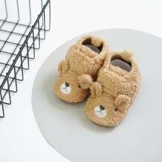 Ботинки меховые мишки. ЦВЕТ - бежевый