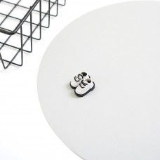 Ботинки для текстильных кукол и игрушек 2,8 см.  ЦВЕТ - белый