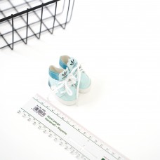 Кроссовки 5 см Adidas голубой с бирюзовым на шнурках Кроссовки 5 см Adidas голубой с бирюзовым на шнурках
