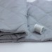 Стеганая курточная ткань на синтепоне - цвет серый