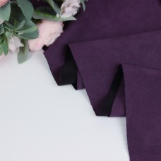 Искусственная замша – цвет фиолетовый темный (метраж)