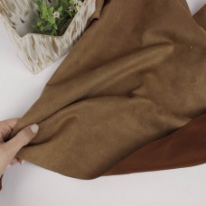 Искусственная замша – цвет коричневый классический