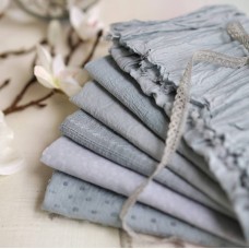 Набор тканей ручного окрашивания - цвет  серый