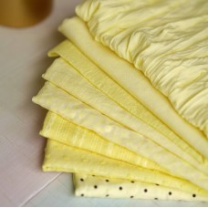 Набор тканей ручного окрашивания - цвет  желтый