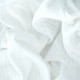Трикотаж ажурный ромбики косые палочки. Цвет белый.