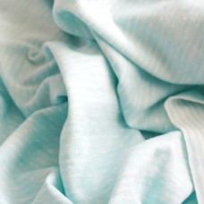 Трикотаж полоска/горошек. цвет - бирюза