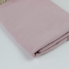 Тонкий трикотаж футер 2-х нитка - цвет розовая пудра (метраж)