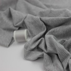 Трикотаж лапша – цвет серый меланж