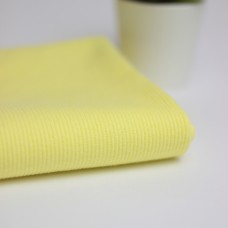 Трикотаж резинка (кашкорсе) - цвет светлый желтый