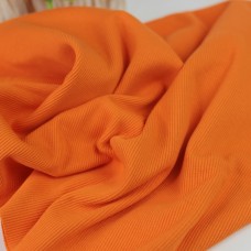 Трикотаж резинка (каршкосе) - цвет оранжевый
