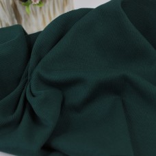 Трикотаж резинка (каршкосе) - цвет темно-зеленый
