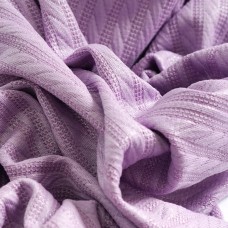 Трикотаж косички с напылением. Цвет - сиреневый