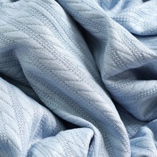 Трикотаж косички с напылением. Цвет - небесный голубой