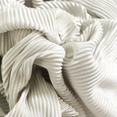 Трикотаж гофре. Цвет - белый