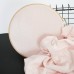 Трикотаж ажурный ромбик - цвет нежный розовый