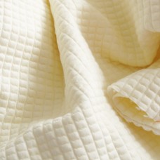 Трикотаж капитоний. Цвет-Сливочный крем