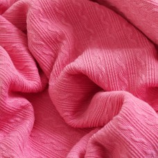 Трикотаж «волна» .Цвет - ягодный