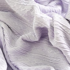 Трикотаж «косичка-ромбик» .Цвет - нежная сирень