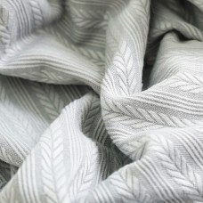 Трикотаж «плоские» косички .Цвет - серо/голубой