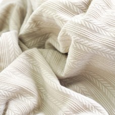 Трикотаж «плоские» косички .Цвет - сливочный