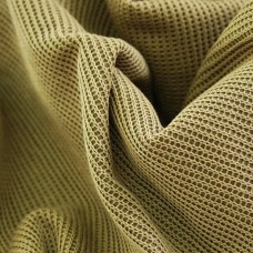 Трикотаж «имитация» ручной вязки. Вид 2. Цвет - зелёный мох