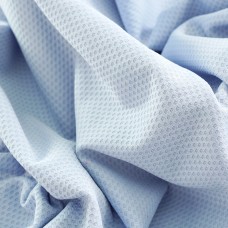 Трикотаж рельефный в микро прямоугольник. Цвет - голубой