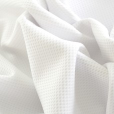 Трикотаж рельефный в микро прямоугольник. Цвет - белый 