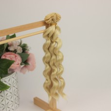 Волосы искусственные «Голливудская волна» 20 см. 1 метр. Цвет – 11 (блонд)