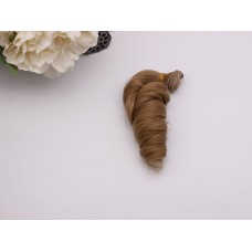 Волосы искусственные локон. 1 метр, цвет – 22.