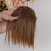 Волосы искусственные прямые 25 см. 1 метр, цвет (каштан амбре)