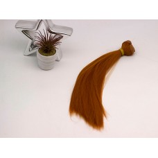 Волосы искусственные прямые 25 см. 1 метр, цвет – 7.