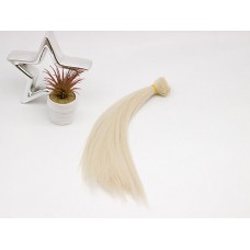 Волосы искусственные прямые 25 см. 1 метр, цвет – 60.