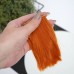 Волосы искусственные слегка подкрученные 10 см. Цвет 7 - рыжий 