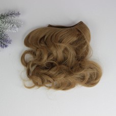 Волосы искусственные люкс волна 15 см. 1 метр, цвет – 22