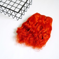 Трессы козочка волнистые 100 грамм. Цвет-рыжий (orange)
