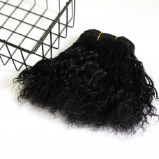 Трессы козочка волнистые 100грамм. Цвет-черный(curly 1В)